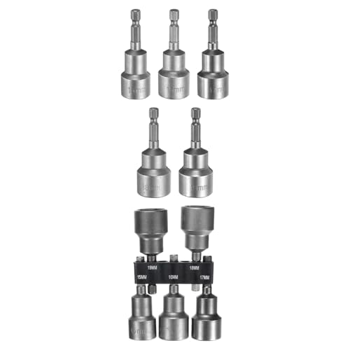 sourcing map 5pcs Hex Nut Driver Drill Bit 15/16/17/18/19mm... - Bricolage & Outils Amazon Royaume-Uni à 9.99€