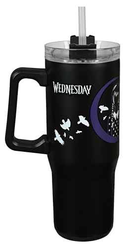 Undercover - Wednesday Isolierbecher mit Strohhalm - 880ml... - Maison & Cuisine Amazon Allemagne à 9.00€
