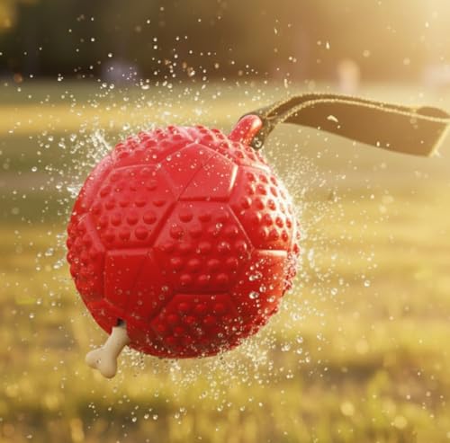 Fuzzl Natural Rubber Chuck & Treat Football - Red - Long... - Sports & Fitness Amazon Royaume-Uni à 3.99€