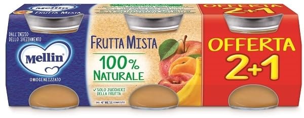 Mellin - Mellin Omogeneizzato Gusto Frutta Mista 3x100... - High-Tech & Électronique Amazon Italie à 2.47€