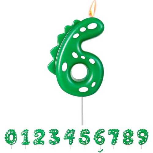 Lot de 6 bougies d'anniversaire, en forme de chiffre 1... - Home & Kitchen Amazon France à 5.82€