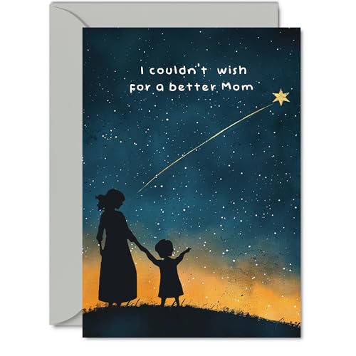 Mom Birthday Card - Shooting Star - Happy Birthday Card for... - Auto & Moto Amazon Royaume-Uni à 2.20€