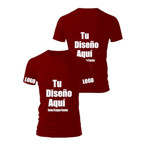 Fyralune Camiseta Personalizada Hombre Mujer – Camisetas... - Mode & Vêtements Amazon Espagne à 0.99€