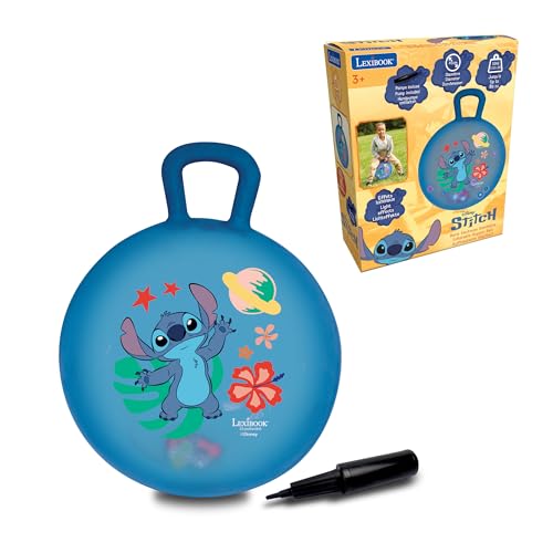 LEXIBOOK Stitch Inflatable Jumping Ball with integrated... - Sports & Fitness en promo à 12.99€