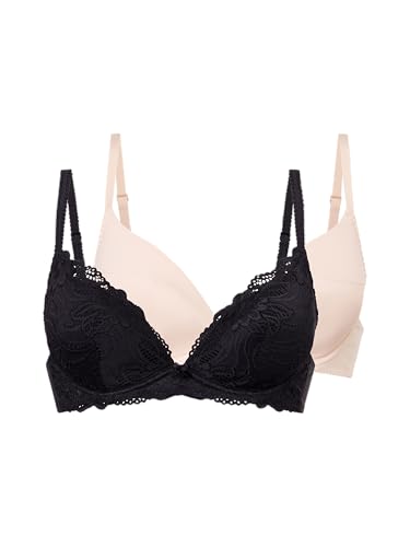 Dorina 2er-Pack Push-Up Plunge BHS Angie – Spitze &... - Amazon Germany à 12.61€