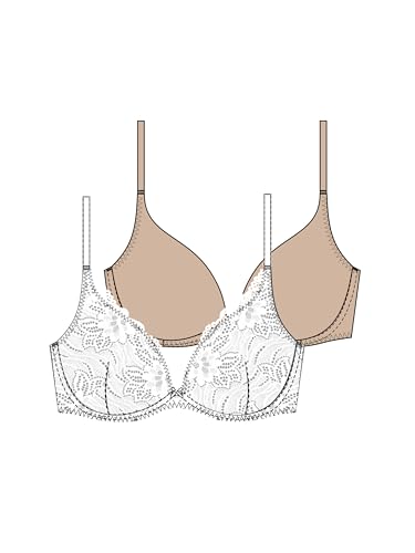 Dorina 2er-Pack Push-Up Plunge BHS Angie – Spitze &... - Amazon Allemagne à 13.53€