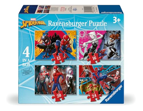 Ravensburger - Puzzles Marvel Spiderman 4 Pack | Puzzle... en promo à 11,71€ (-36%) sur Amazon FR