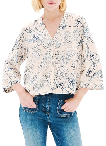 Caroll - Blusa con Cuello, Crlimp/Summ Past/Flores Hijos, 40 - Mode & Vêtements en promo à 34.00€