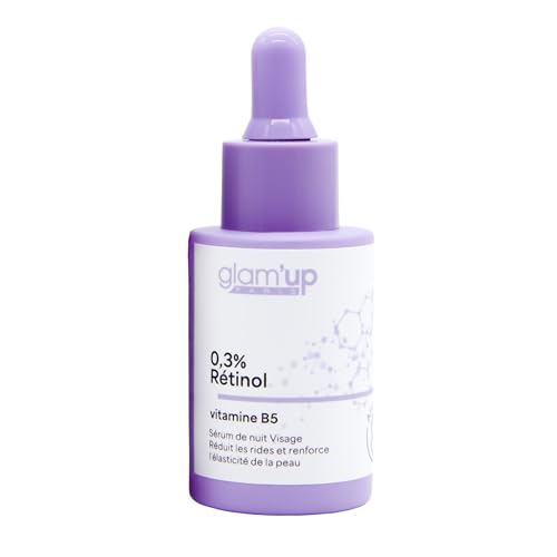 Glam Up Paris - Sérum Visage Anti-Age - 0,3% Rétinol... en promo à 4,99€ (-31%) sur Amazon FR