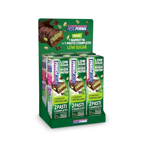 Barrette 2 pasti low sugar pistacchio - Amazon Italie à 8.49€