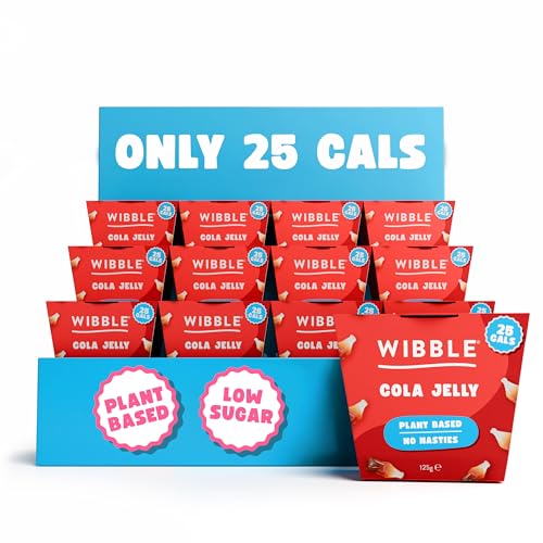 Wibble Jelly Pots, Cola, 12 Pack, Plant Based, 25 Cals, Low... - Garden & Outdoor Amazon UK à 6.05€