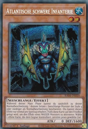 RA04-DE010 - Atlantische schwere Infanterie - Secret Rare... - Bébé & Puériculture Amazon Allemagne à 1.00€