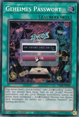 RA04-DE095 - Geheimes Passwort - Secret Rare - Deutsch - 1.... - Jeux Vidéo & Consoles en promo à 1.00€