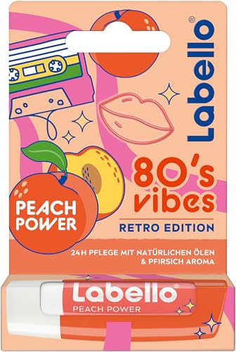 Labello Peach Power 80's Vibes Retro Edition, duftender... - Auto & Moto en promo à 1.79€