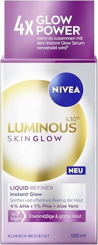 NIVEA LUMINOUS630 Skin Glow Liquid Refiner, exfoliante... - Sports & Fitness Amazon Espagne à 7.79€