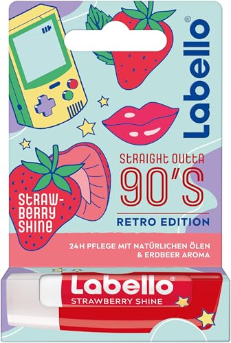 Labello Strawberry Shine Straight Outta 90's Retro Edition... - Auto & Motorcycle Amazon Germany à 1.79€