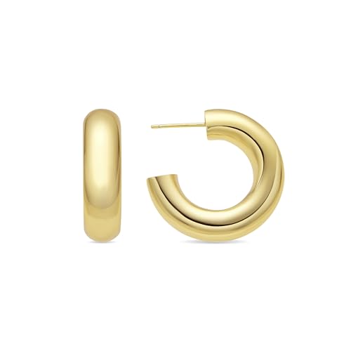 LUXENTER Pendientes acabado oro 18k - Thea - Bijoux & Montres Amazon Espagne à 13.23€