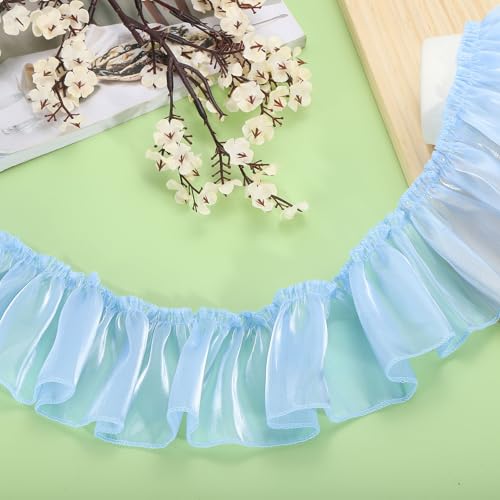 QUARKZMAN 5,5 Yards Rüschen Spitzenband 8cm/3" Plissierte... - Maison & Cuisine Amazon Allemagne à 13.19€