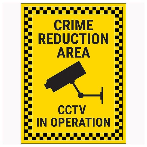 V Safety Crime Reduction Area/CCTV In Operation 150 x 200... - Maison & Cuisine Amazon Royaume-Uni à 1.86€