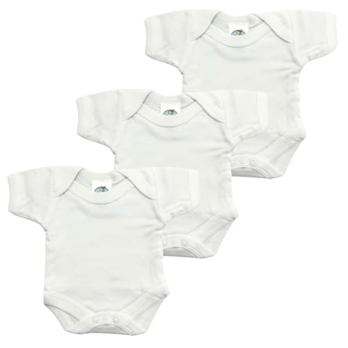 Junior Joy 6-12 Months Baby Bodysuits, 100% Combed Cotton... - Maison & Cuisine Amazon Royaume-Uni à 3.36€