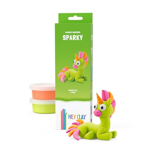 HEY CLAY Rainbow Unicorns - Air-Dry Clay Kit for Kids... - Jouets & Jeux Amazon Royaume-Uni à 8.00€