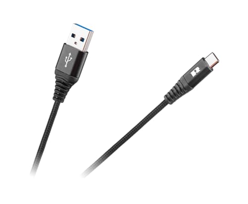 Rebel Câble USB - USB Type-C 50 cm Noir RB-6001-050-B - High-Tech & Électronique en promo à 5.28€