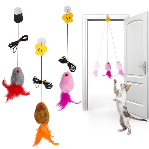 Keratobleem 3 Pièces Suspendue Souris Jouet Chat... - Jouets & Jeux Amazon France à 5.99€