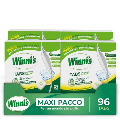 Winni's - Pastiglie per Lavastoviglie, 96 Tabs, Detersivo... - Auto & Motorcycle Amazon Italy à 16.98€