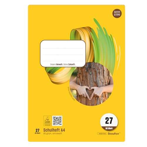 Staufen Style Schulheft - 5 Hefte je 32 Blatt, DIN A4... - Amazon Allemagne à 7.20€