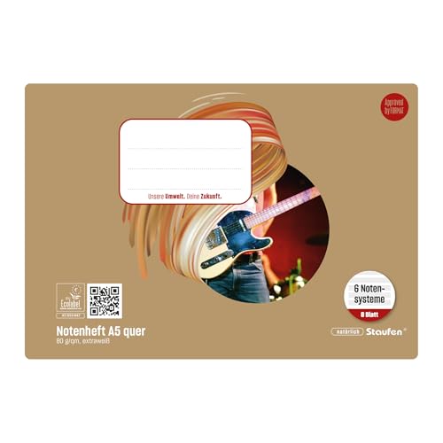 Staufen Style Musikheft - 10 Hefte je 8 Blatt, 6... - Amazon Allemagne à 7.12€