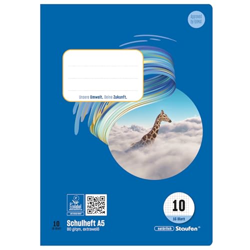 Staufen Style Quaderno - 10 quaderni, 16 fogli ciascuno... - Fournitures Bureau Amazon Italie à 4.79€