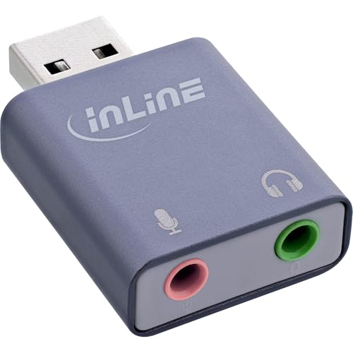 InLine® Adaptateur Audio USB avec Prise Microphone et... - High-Tech & Électronique Amazon France à 10.86€