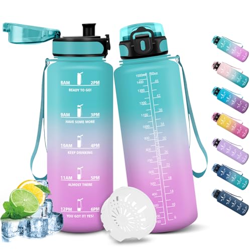 HoneyHolly Gourde Sport, 1500ml Étanche & Réutilisable... - Sports & Fitness Amazon France à 11.40€