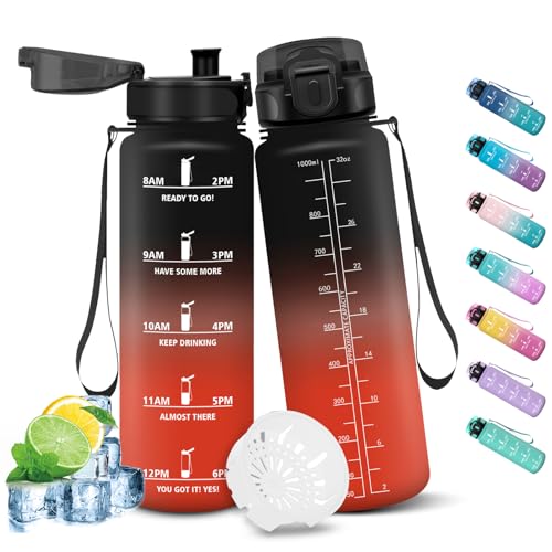 HoneyHolly Gourde Sport, 1000ml Étanche & Réutilisable... - Sports & Fitness Amazon France à 28.90€