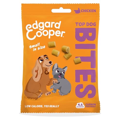 Edgard Cooper Top Dog Bites Chicken Dog Treats, 50 g x 1... - Animalerie en promo à 1.64€