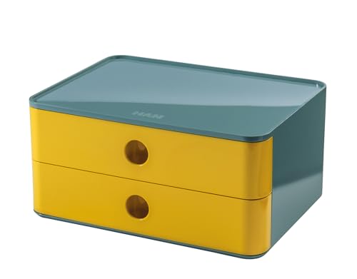 HAN Schubladenbox Allison SMART-BOX mit 2 Schubladen und... - Maison & Cuisine Amazon Allemagne à 25.36€