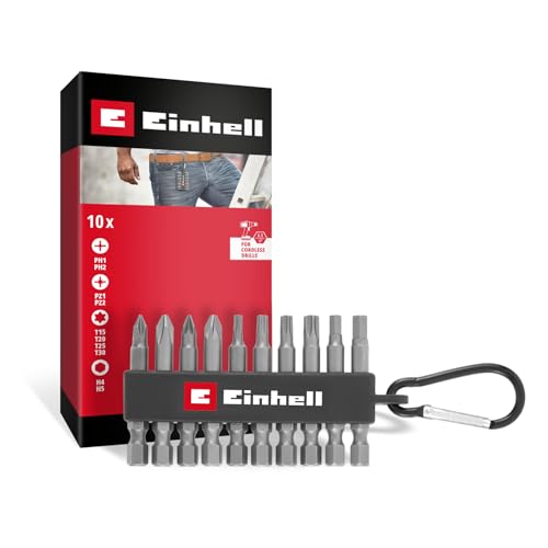 Originale Einhell set di punte da 10 pezzi (punte da 50 mm... - Bricolage & Outils Amazon Italie à 6.99€