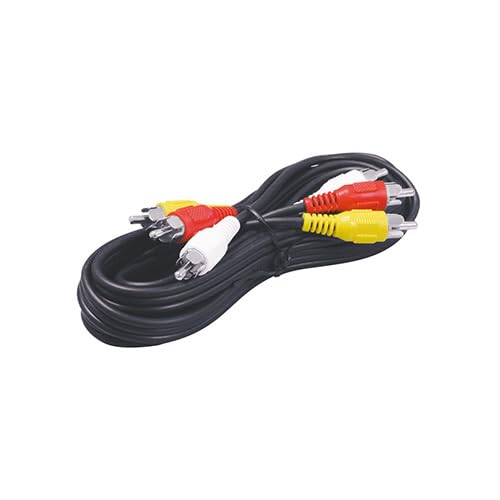 VoltShine A/V 3 RCA male to 3 RCA male 1.5m connection... - Tech & Electronics Amazon UK à 8.92€