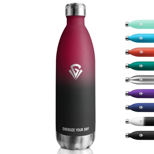 Gourde Isotherme 1L, Gourde Inox Réutilisable, Bouteille... - Sports & Fitness Amazon France à 12.90€