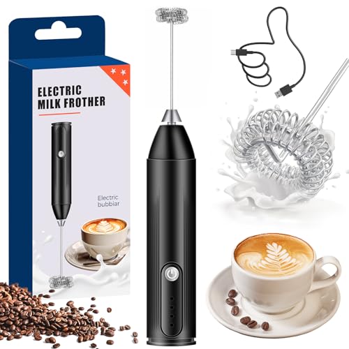 Milk Frother Handheld Whisk Rechargeable Drink Mixer... - Maison & Cuisine Amazon Royaume-Uni à 1.88€