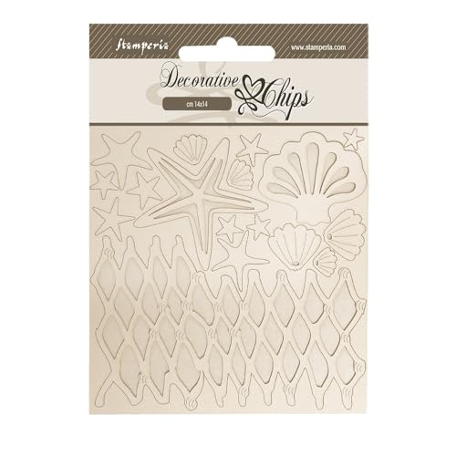 Stamperia - Decorative Chips for Scrapbooking, Albums, Card... - Maison & Cuisine Amazon Allemagne à 2.72€