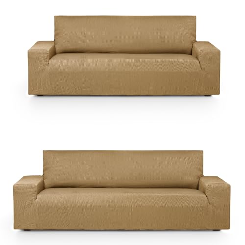 EYSA elastischer sofabezug-Set Duo 3 + 2 sitze senf Design... - Maison & Cuisine Amazon Allemagne à 25.57€