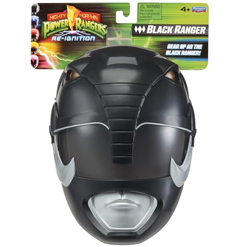 Power Rangers Mighty Morphin Black Ranger Rollenspielmaske - Jouets & Jeux Amazon Allemagne à 12.99€