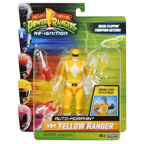 Mighty Morphin Power Rangers: Auto-Morphin Yellow Ranger... - Toys & Games Amazon UK à 4.00€