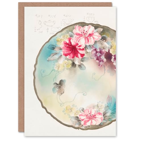 Artery8 Noritake Factory Japanese Art Card Vintage Floral... - Maison & Cuisine Amazon Royaume-Uni à 2.30€