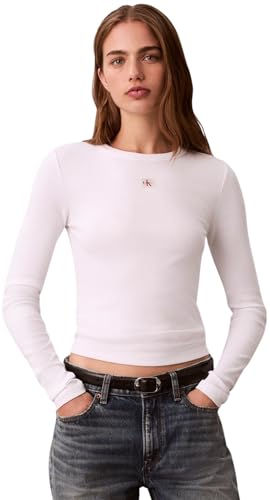 Calvin Klein LS Woven Label LV047E205G - Camiseta de Cuello... - Amazon Espagne à 16.94€