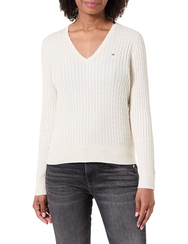 Tommy Hilfiger CO Cable Fine GG V-NK LS SWT WW0WW44987... - High-Tech & Électronique en promo à 64.00€