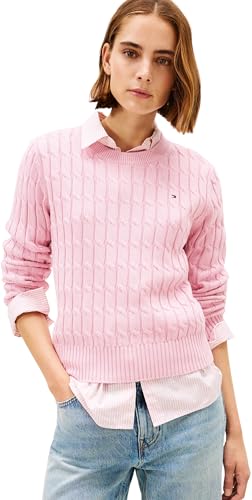 Tommy Hilfiger Jersey Mujer Cable de Algodón, Rosa (Bonita... - Tech & Electronics Amazon Spain à 83.44€