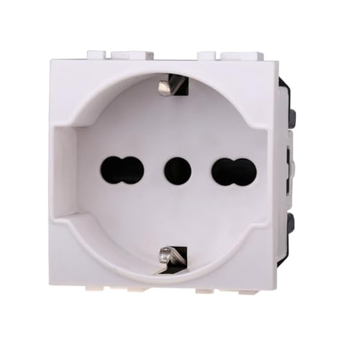 IXTRIMA Schuko-Steckdose 2P+T 16A Farbe Weiß kompatibel mit... - Maison & Cuisine en promo à 7.75€