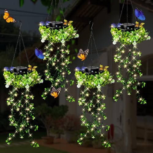 KagoLing Solar Lights Outdoor Garden, 4 Pack Hanging... - Jardin & Extérieur Amazon Royaume-Uni à 23.75€